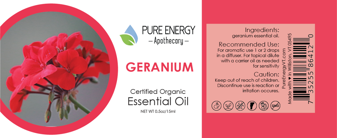 Essential Oil - Geranium 15ml (0.5oz)