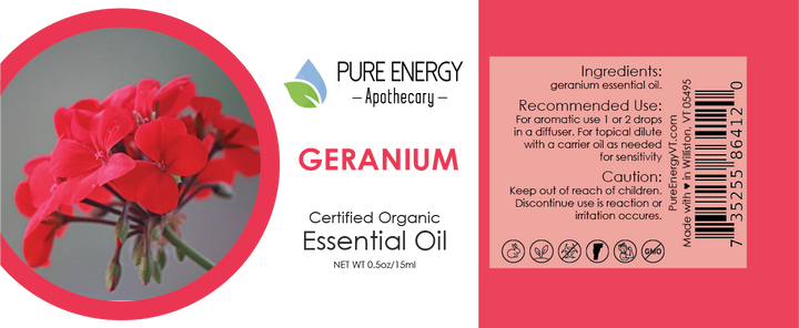 Essential Oil - Geranium 15ml (0.5oz)