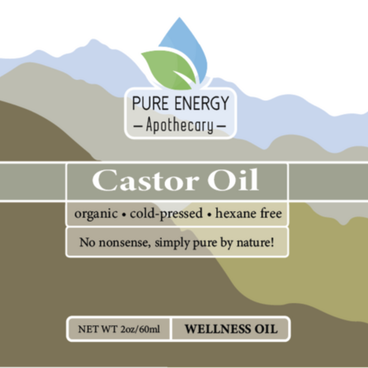 Castor Oil, Certified Organic, Cold Pressed, Hexane-Free