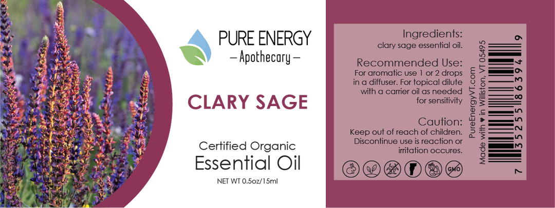 Essential Oil - Clary Sage 15ml (0.5oz)