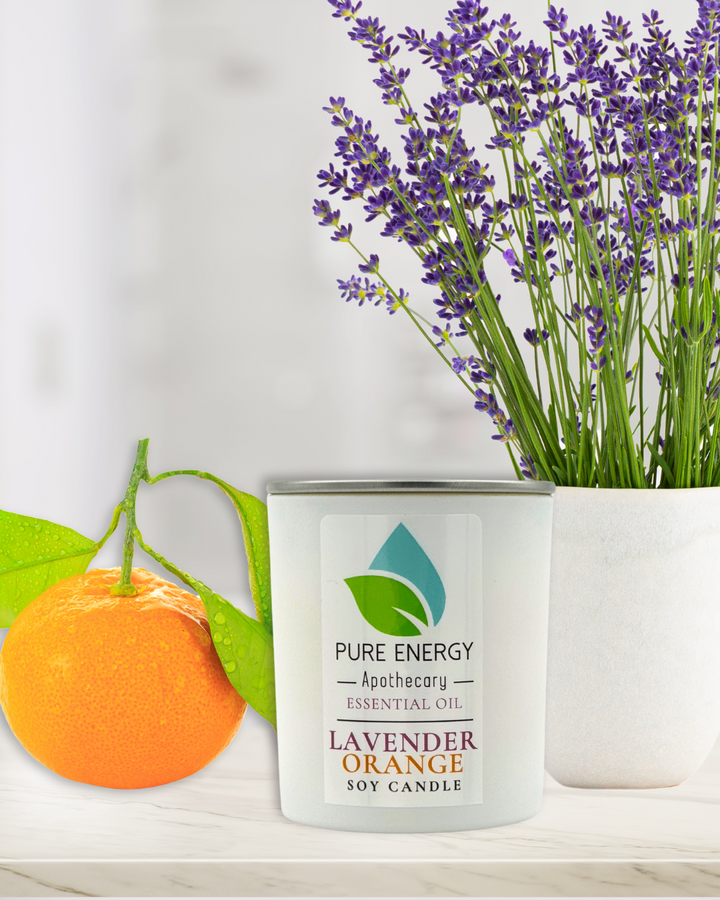 Soy Candle (Lavender Orange)