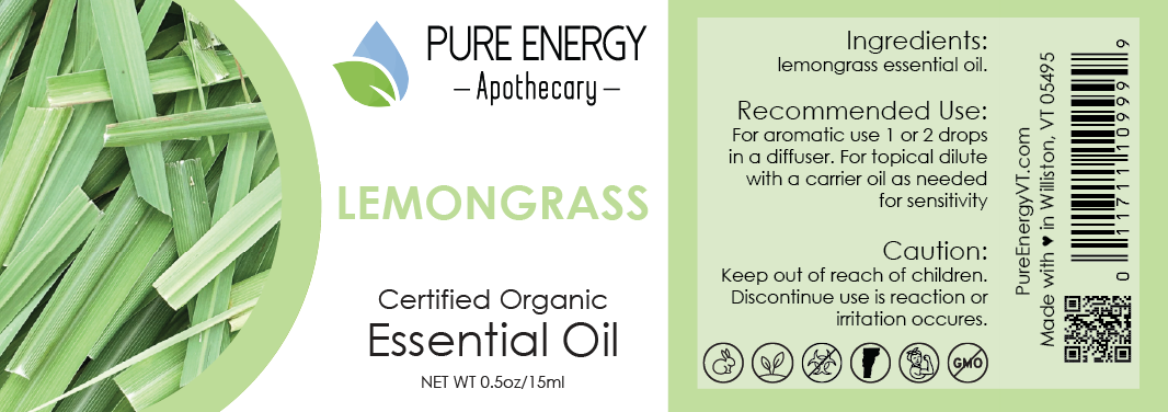 Essential Oil - Lemongrass 15ml (0.5oz)