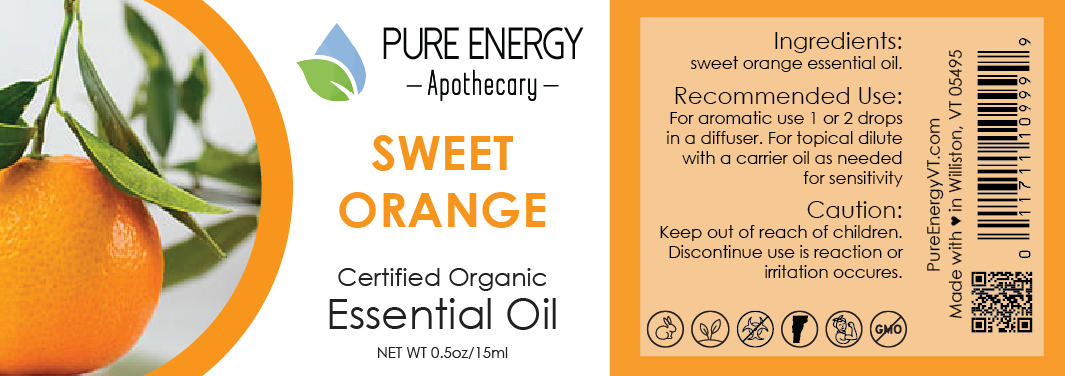 Essential Oil - Sweet Orange 15ml (0.5oz)