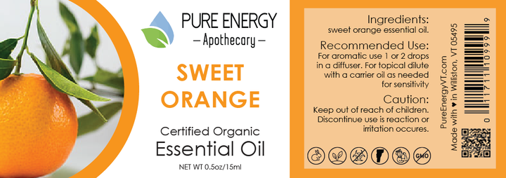 Essential Oil - Sweet Orange 15ml (0.5oz)