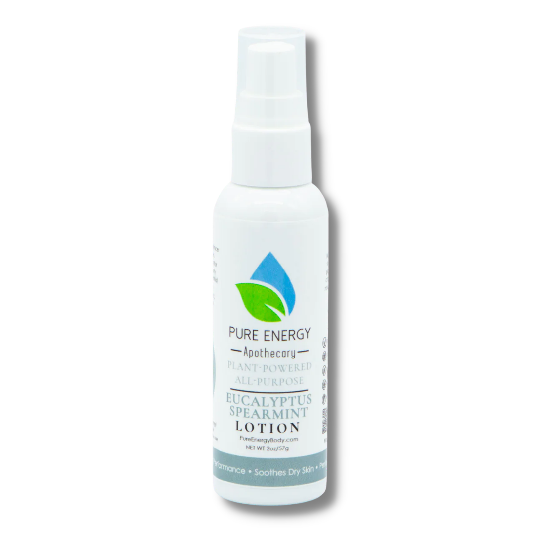 Natural All Purpose Lotion 2 oz (Eucalyptus & Spearmint) – Pure Energy ...