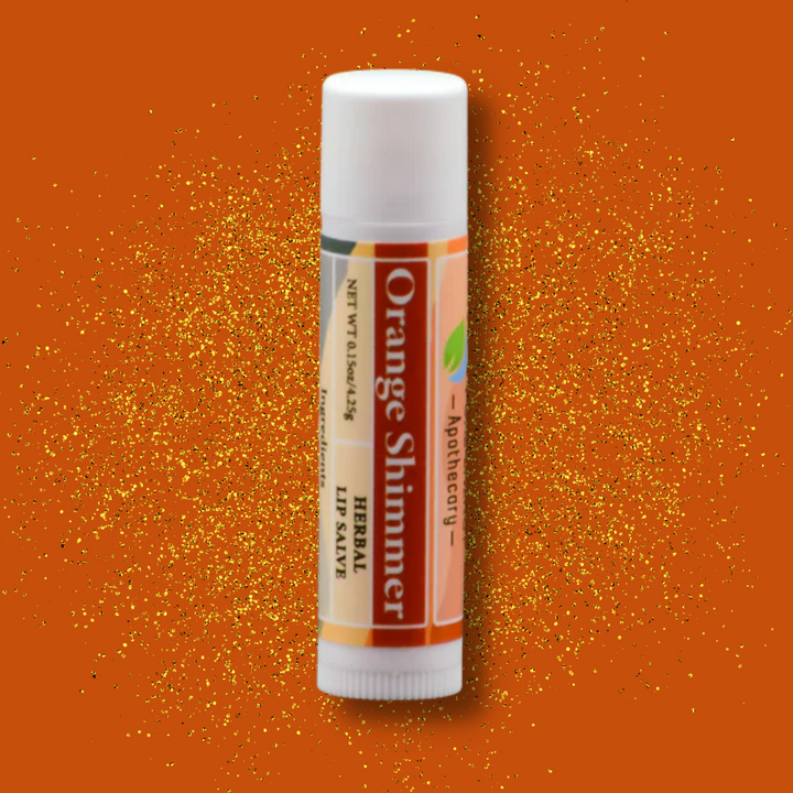 Orange Shimmer Lip Salve - Display (18 units)
