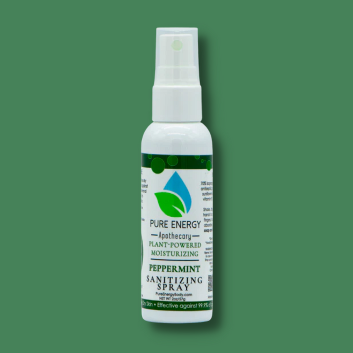Hand Sanitizer Spray - 2 oz Travel Size (Peppermint)