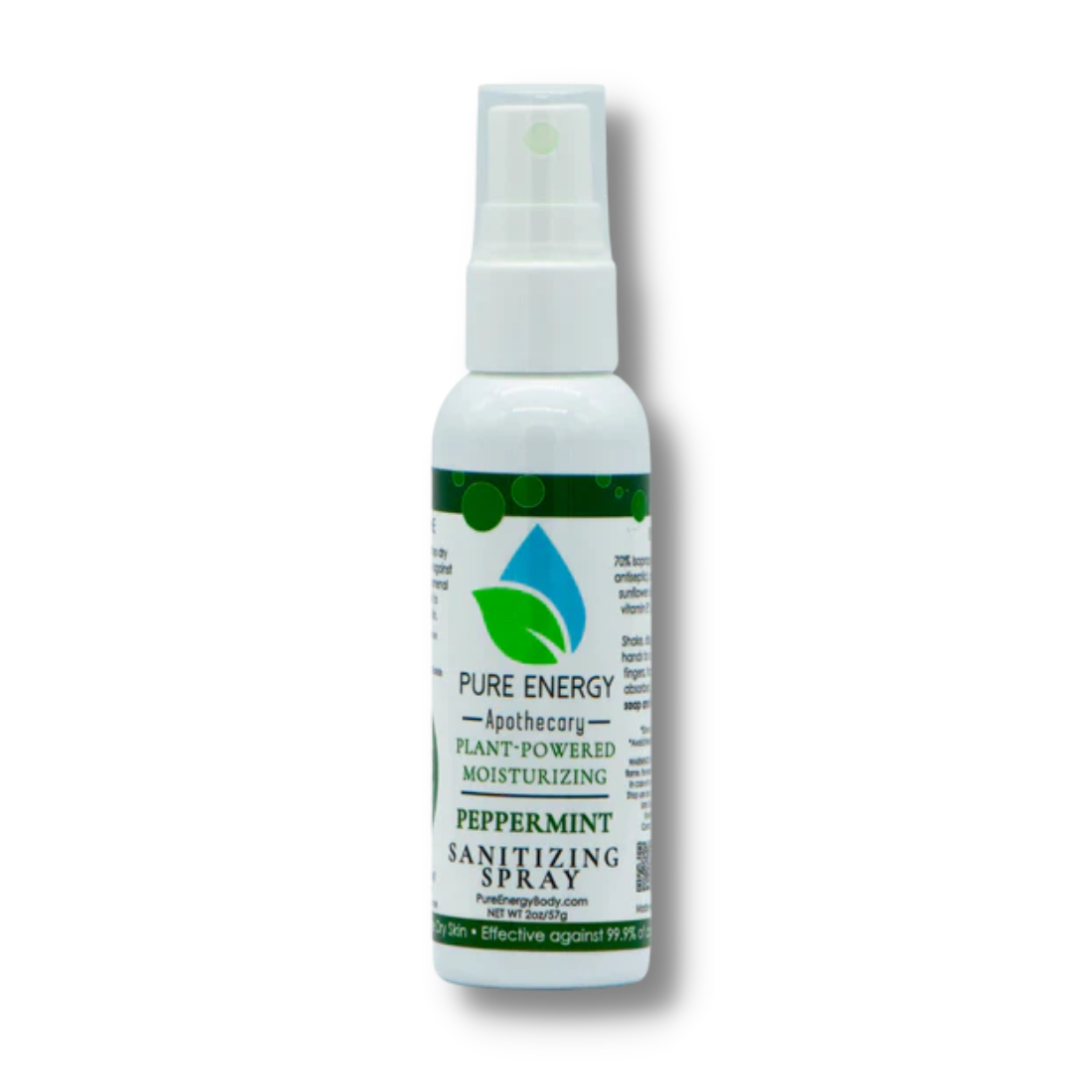 Hand Sanitizer Spray - 2 oz Travel Size (Peppermint)